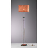 Contemporary Square One Light Floor Lamp