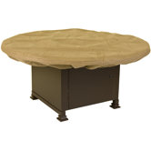 Casual Fireside Fabric Cover for 42" Round Hearth Top