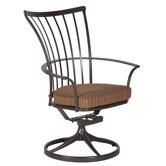 Monterra Swivel Dining Arm Chair with Cushion