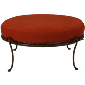 Monterra Round Ottoman with Cushion