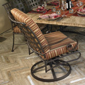 Classico Swivel Rocking Dining Arm Chair with Cushion