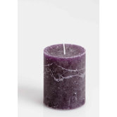 Rustic Unscented Pillar Candle