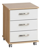 Regal 3 Drawer Bedside Table