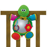 Turtle Soft Mirror Crib Toy