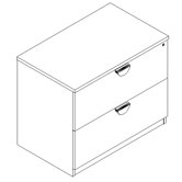 Stellar Two Drawer Lateral File