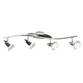 Lord 4 Light Track Light in Chrome