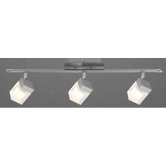 Cool 3 Light Track Light in Nickel Matte
