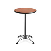 Cafe 41.5" x 24" Round Table with Black Base