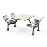 24" x 48" Group/Cluster Table and Chairs with Laminate Tops