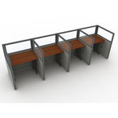 Privacy Station Panel System 1x4 Configuration