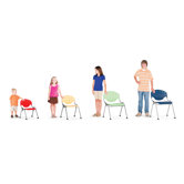 14" Rico Student Stack Chair