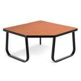 Corner Table with Sled Base