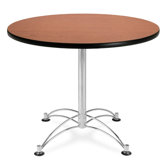 36" Round Multi-Purpose Polished Aluminum Table