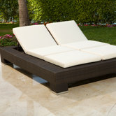 King Double Chaise Lounge with Cushion
