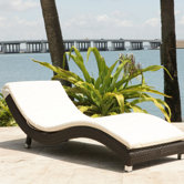 Wave Chaise Lounge with Cushion