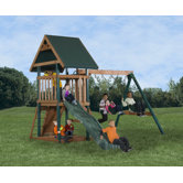 Wood Boulder Creek Swing Set