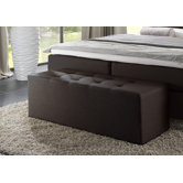 Sitzbank in Schwarz f&uuml;r Boxspringbetten