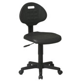 Low Black Urethane Task Chair