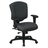 Work Smart Mid-Back Executive Chair with Arms