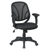 Work Smart Mid-Back Managerial Chair