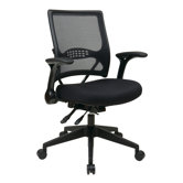 Professional Air Grid Back Managers Chair with Flip Arms
