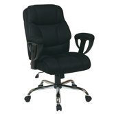 Mesh Executive Office Chair with Padded Height Adjustable Arms