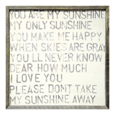 You Are My Sunshine Art Print