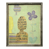 My Heart Has Become Art Print