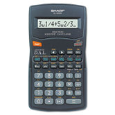 EL-500WBBK Fraction/Scientific Calculator, 10-Digit LCD