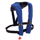 A/M 24 Automatic / Manual Inflatable Life Jacket PFD in Blue