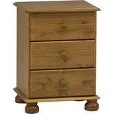 3 Drawer Bedside Table