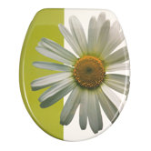 Daisy White Toilet Seat