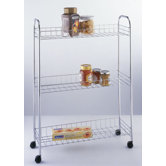 Slim Chrome Rack Trolley