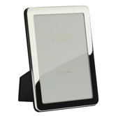 Photo Frame Silver Plate Curved Frame
