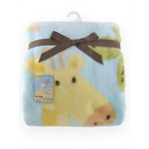 Just Born Hi Pile Jungle Mosaic Blanket