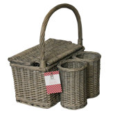 Country Living Hamper with 2 Bottle Holders