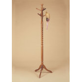 Nostalgic Oak Twist Coat Rack