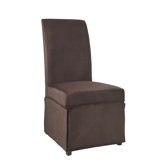Velvet Skirted Slip Cover
