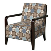 Bentwood Fabric Arm Chair