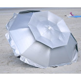 6' Dual Canopy Beach Umbrella