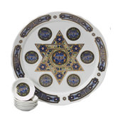 Traditional Porcelain Seder Plate