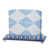 Fused Glass Menorah