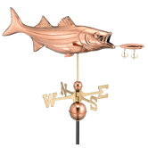 Bass with Lure Weathervane