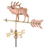 Elk Weathervane with Garden Pole