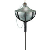Hammered Garden Torch