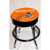 Busted Knuckle Garage Kid's Swivel Motorcycle Stool