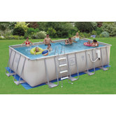 Pro Series 52" Deep Metal Frame Swimming Pool Package