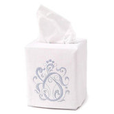 English Scroll Tissue Box Cover