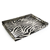 Zebra Rectangular Serving Tray