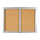 Deluxe Enclosed Bulletin Boards - Aluminum Frame